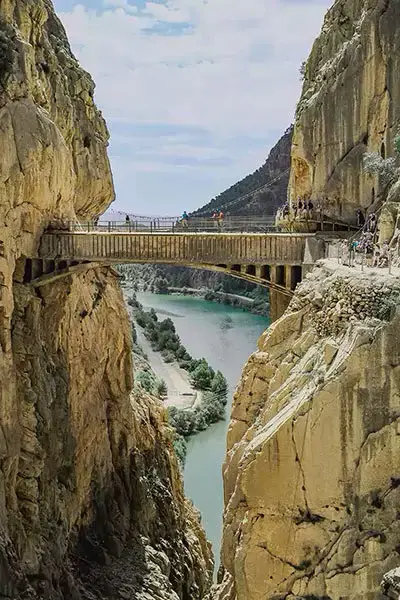 Passerelles du Caminito del Rey à Malaga, voyage en voiture de location