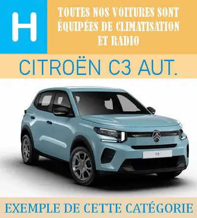 Voitures automatiques Groupe H à Málaga Citroën C3